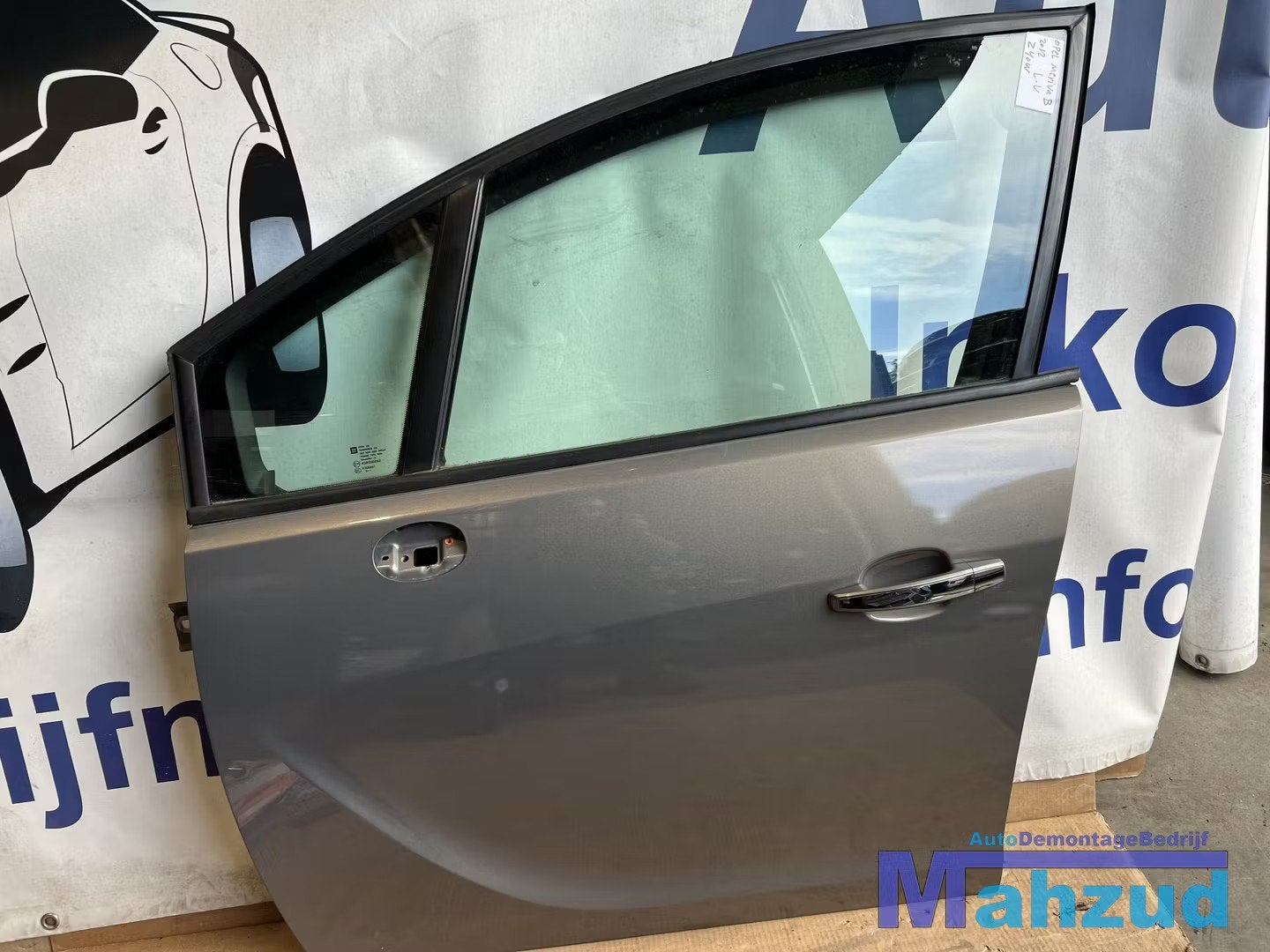 OPEL MERIVA B Links Voor deur portier grijs Z40W, Auto-onderdelen, Gebruikt, Deur, Opel Automobile GmbH, Kontakt@opel-infoservice.de