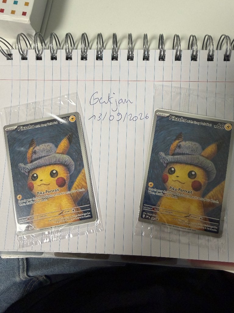 Pikachu van Gogh - Pokémon, Enlèvement ou Envoi, Comme neuf, Cartes en vrac