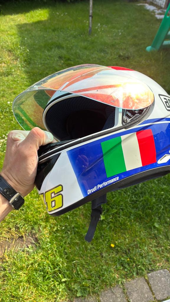 Motorhelm valentino rossi, Enlèvement, Comme neuf, Large