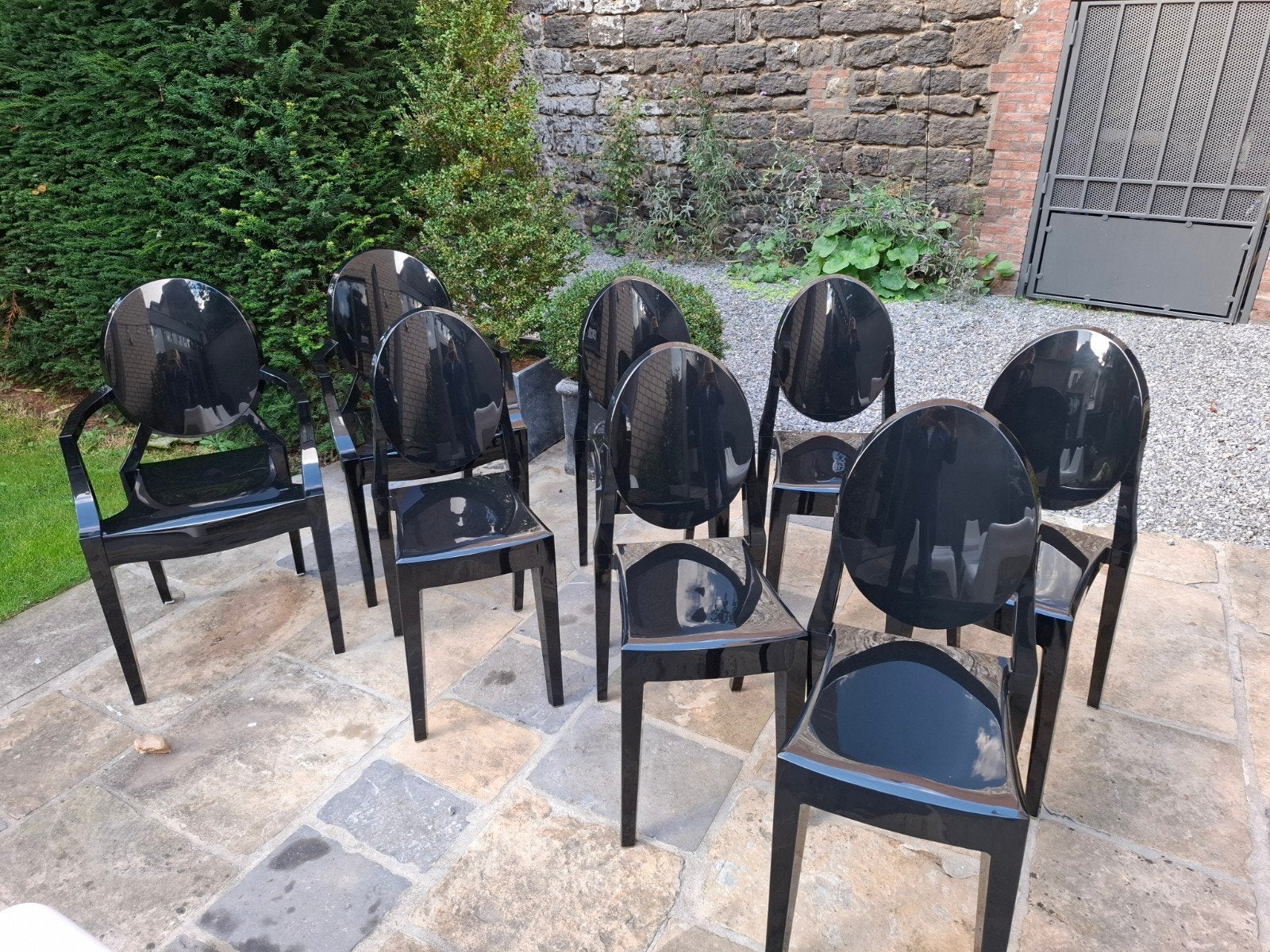 kartell - 6 chaises et 2 fauteuils, Design, Enlèvement, Utilisé, Autres matériaux