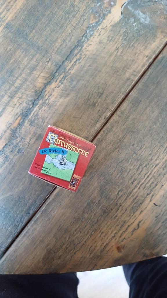 bordspel zgan oude versie Carcassonne de Rivier 2 v 999, Hobby en Vrije tijd, Gezelschapsspellen | Bordspellen, Vijf spelers of meer