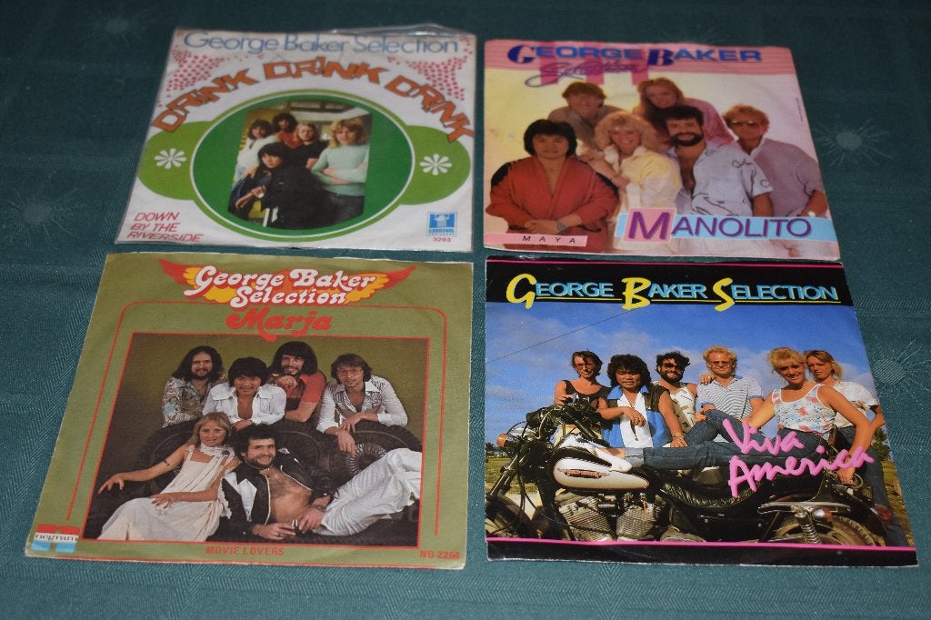 45t's met the best titels van Georges Baker Selection, 7 inch, Ophalen of Verzenden, Zo goed als nieuw, Pop