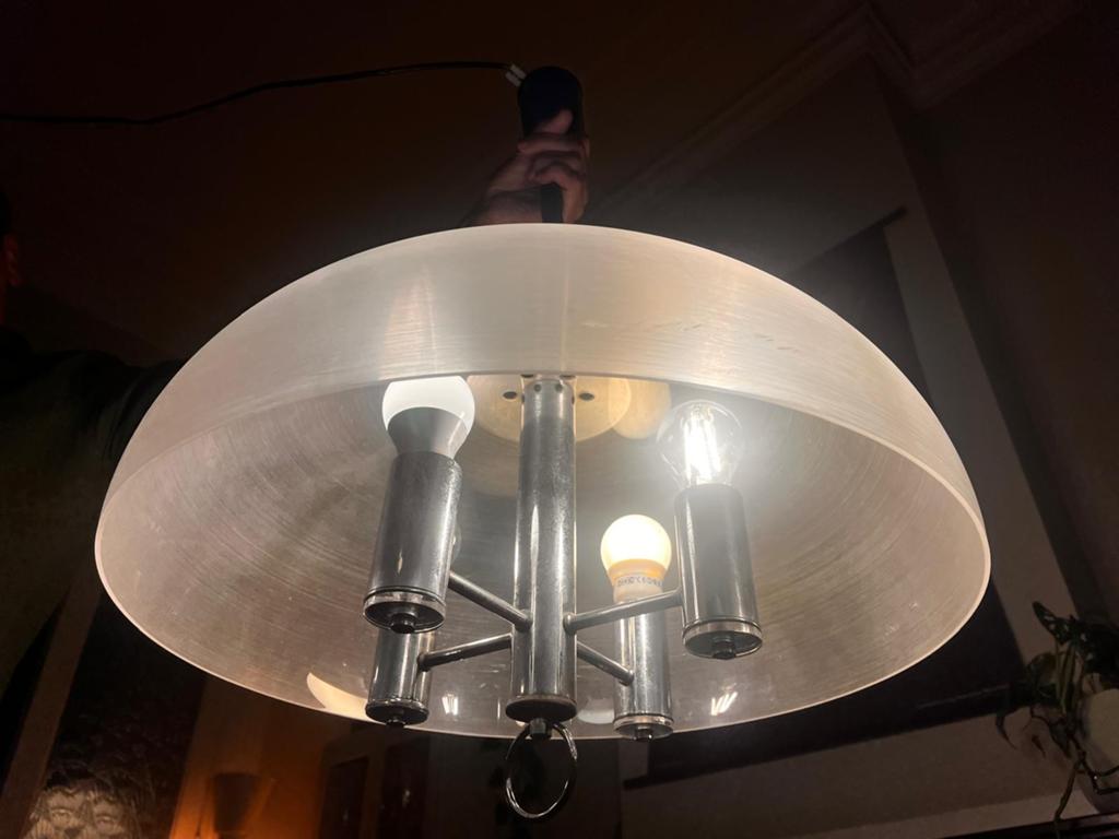 Vintage hanglamp, jaren '70, Huis en Inrichting, Lampen | Hanglampen, Ophalen of Verzenden