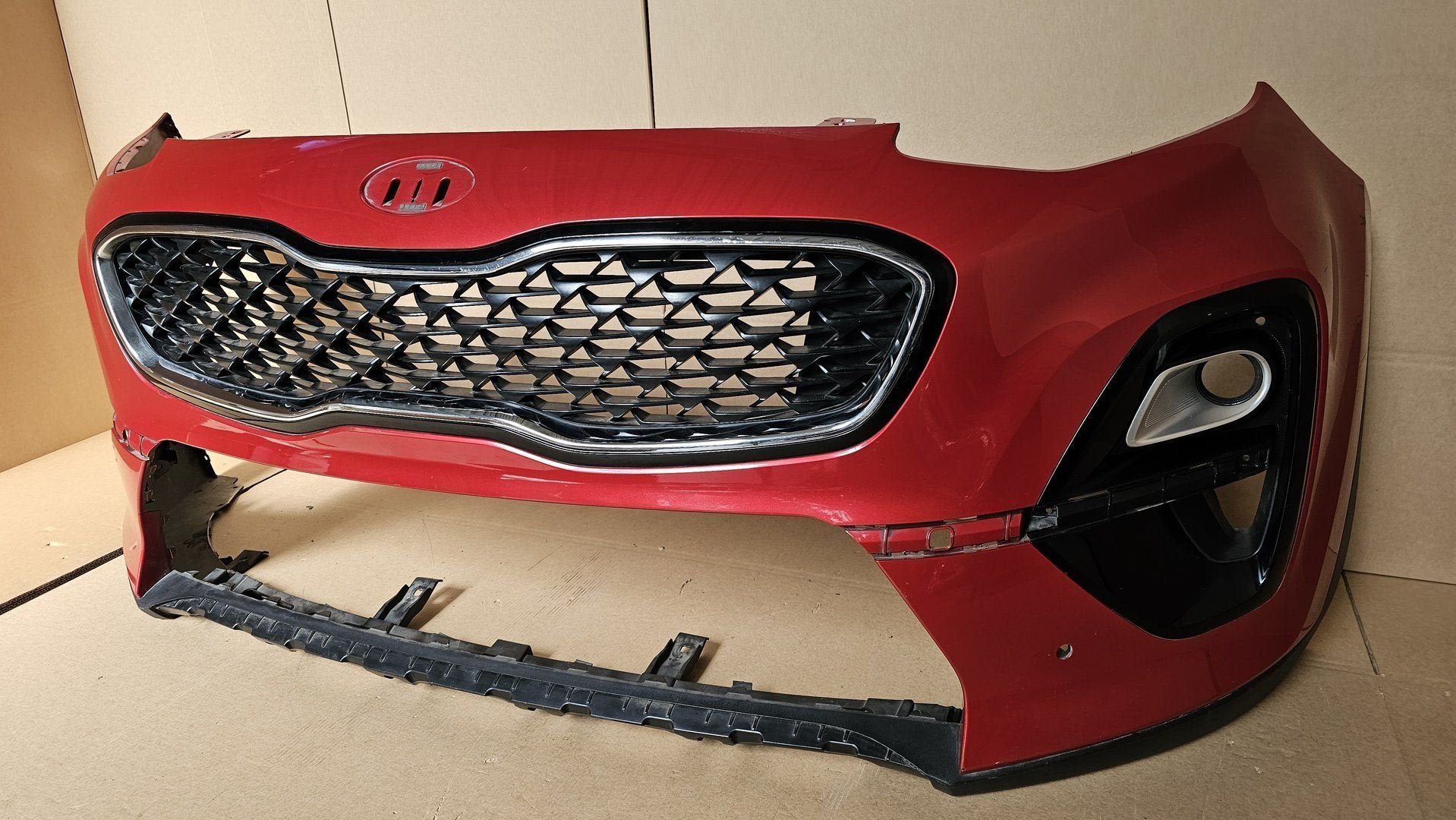 Voorbumper KIA Sportage 4 IV Facelift 86512-F1550 Origineel, Gebruikt, -, Voor, Ophalen of Verzenden