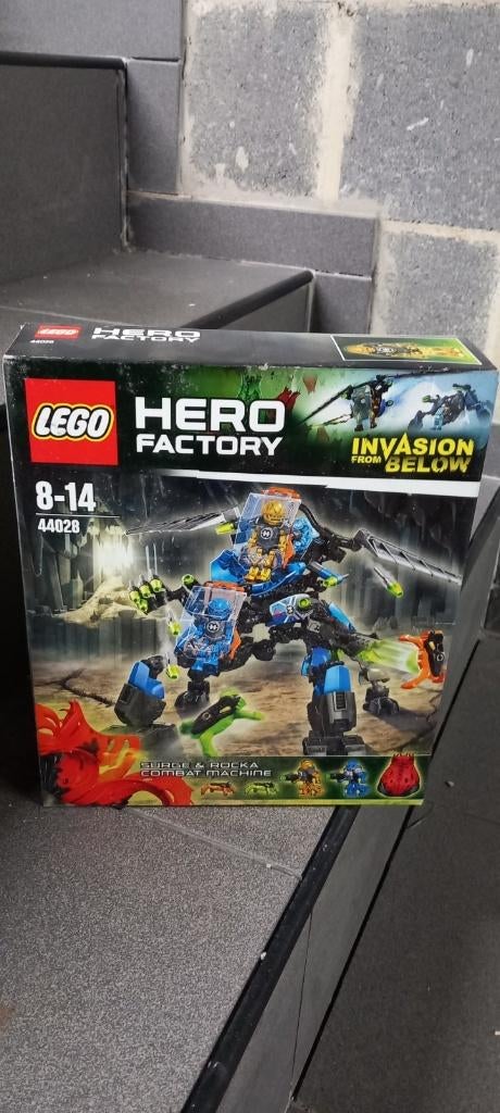 Lego Hero Factory 44028 : SURGE & ROCKA Combat Machine, Neuf, Non ouvert/scellé, Enlèvement ou Envoi, Lego
