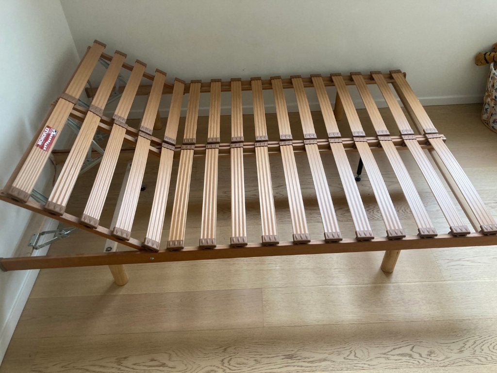 Lattenbodem 1,40 x 2,20, Huis en Inrichting, Ophalen, Gebruikt, 140 cm, Twijfelaar