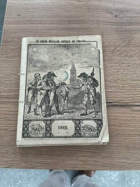 le grand messager boiteux de Strasbourg 1862 almanach, Enlèvement, Autres types