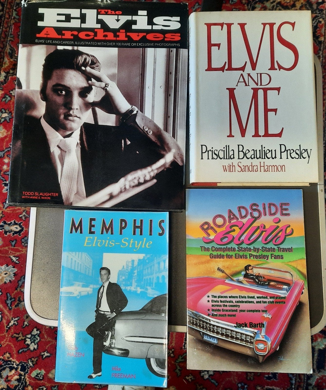 Livres Elvis Presley 4 pièces, Enlèvement ou Envoi, Utilisé, Artiste