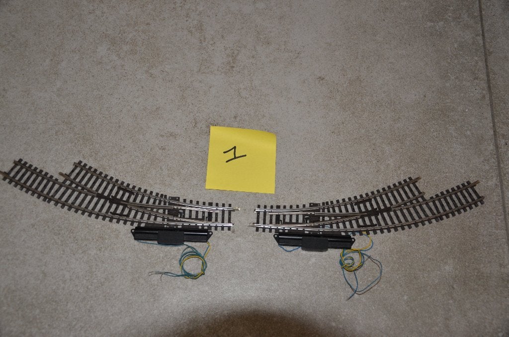 marklin track K-2269 2 schakelaars (elektrisch opgerold), Ophalen of Verzenden, Gebruikt