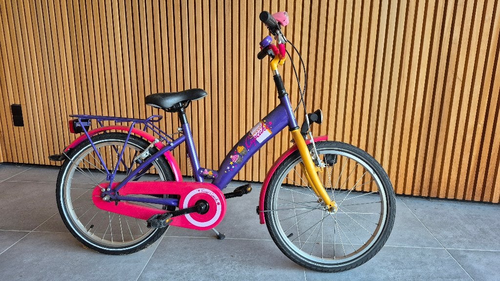 Meisjesfiets 20inch, Fietsen en Brommers, Gebruikt, Velgrem, Handrem, 20 inch