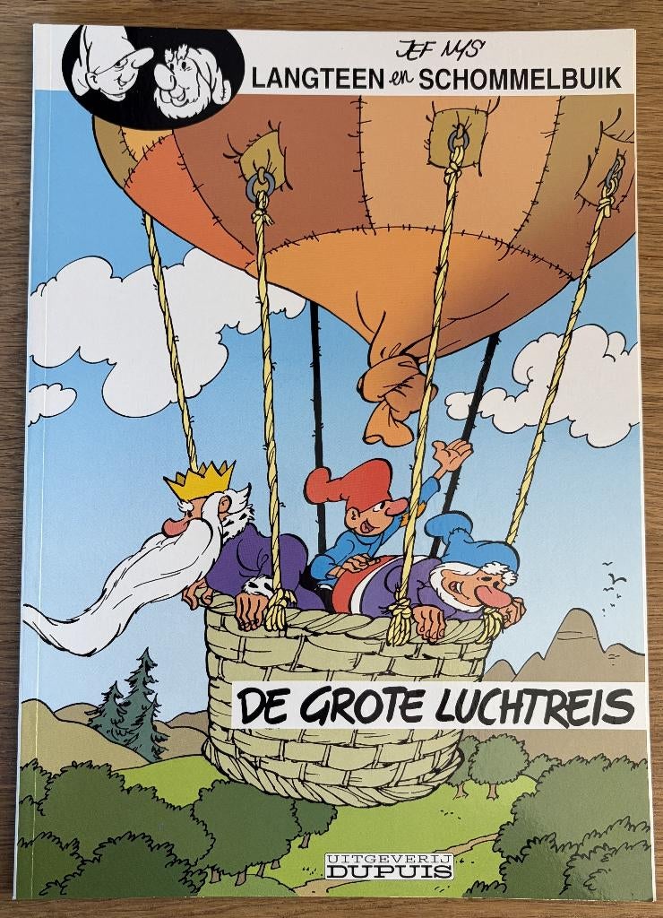 Langteen en Schommelbuik - De grote luchtreis (2002) Strip, Eén stripboek, Ophalen of Verzenden, Nieuw