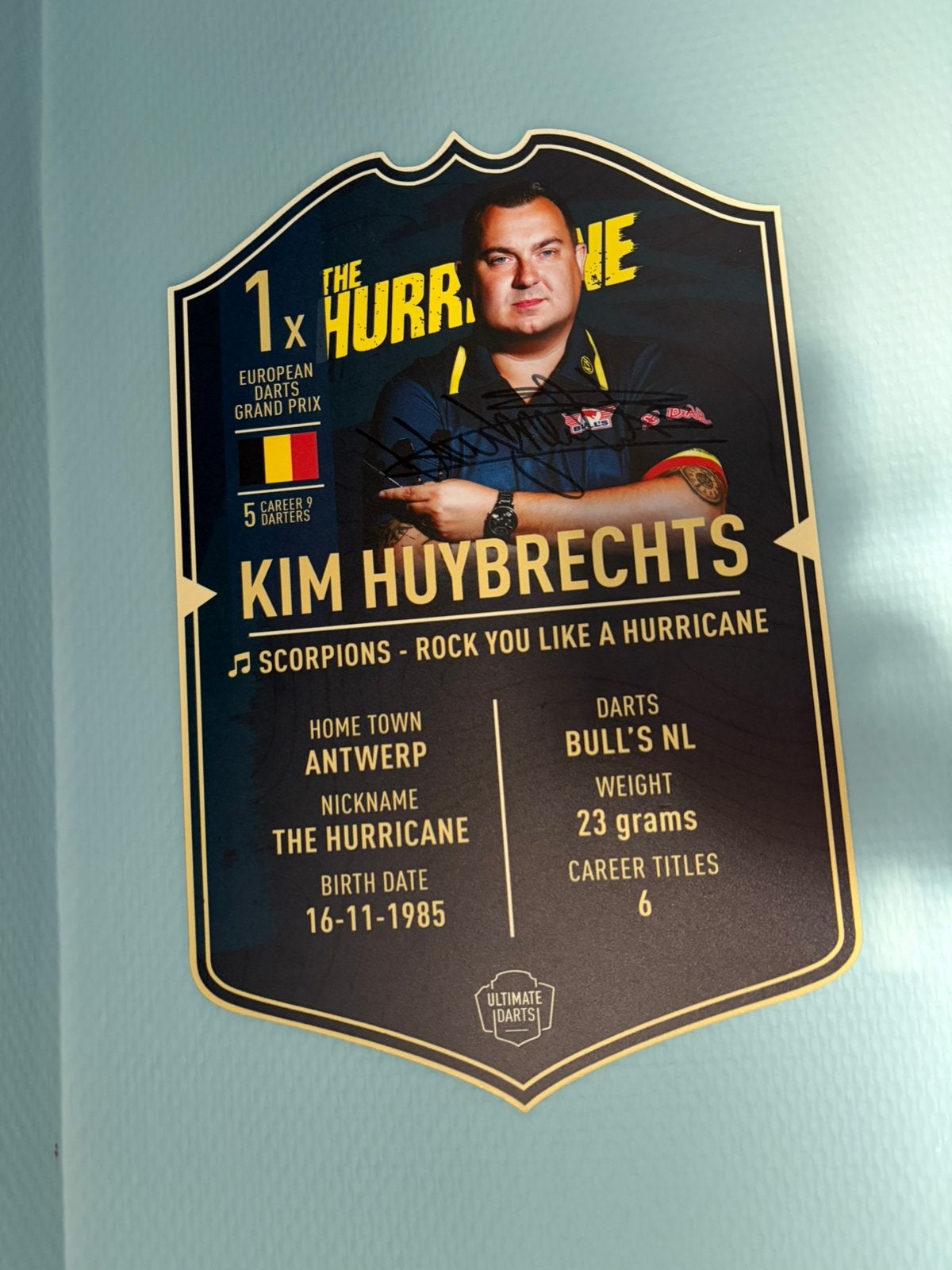 Gesigneerd bord, Enlèvement ou Envoi, Comme neuf