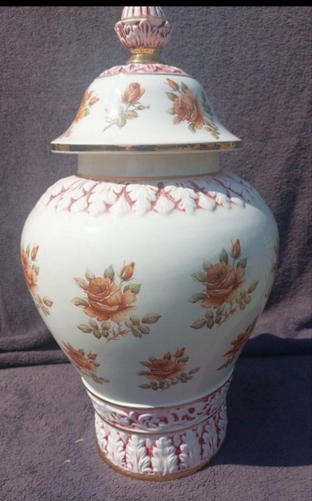 Prachtige porselein 50 cm hoog kwalitatief 4 kg, Antiek en Kunst, Ophalen of Verzenden