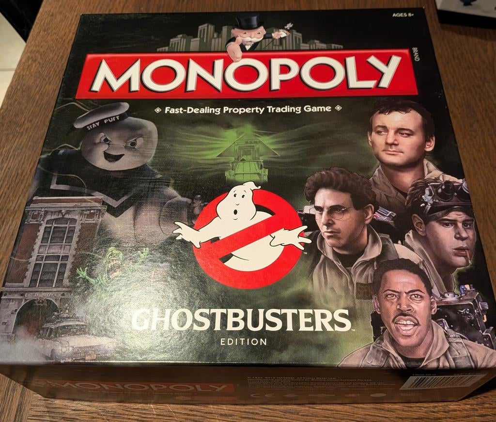 Monopoly Ghostbusters Edition – Collector's Item – Co, Vijf spelers of meer, Ophalen, Zo goed als nieuw