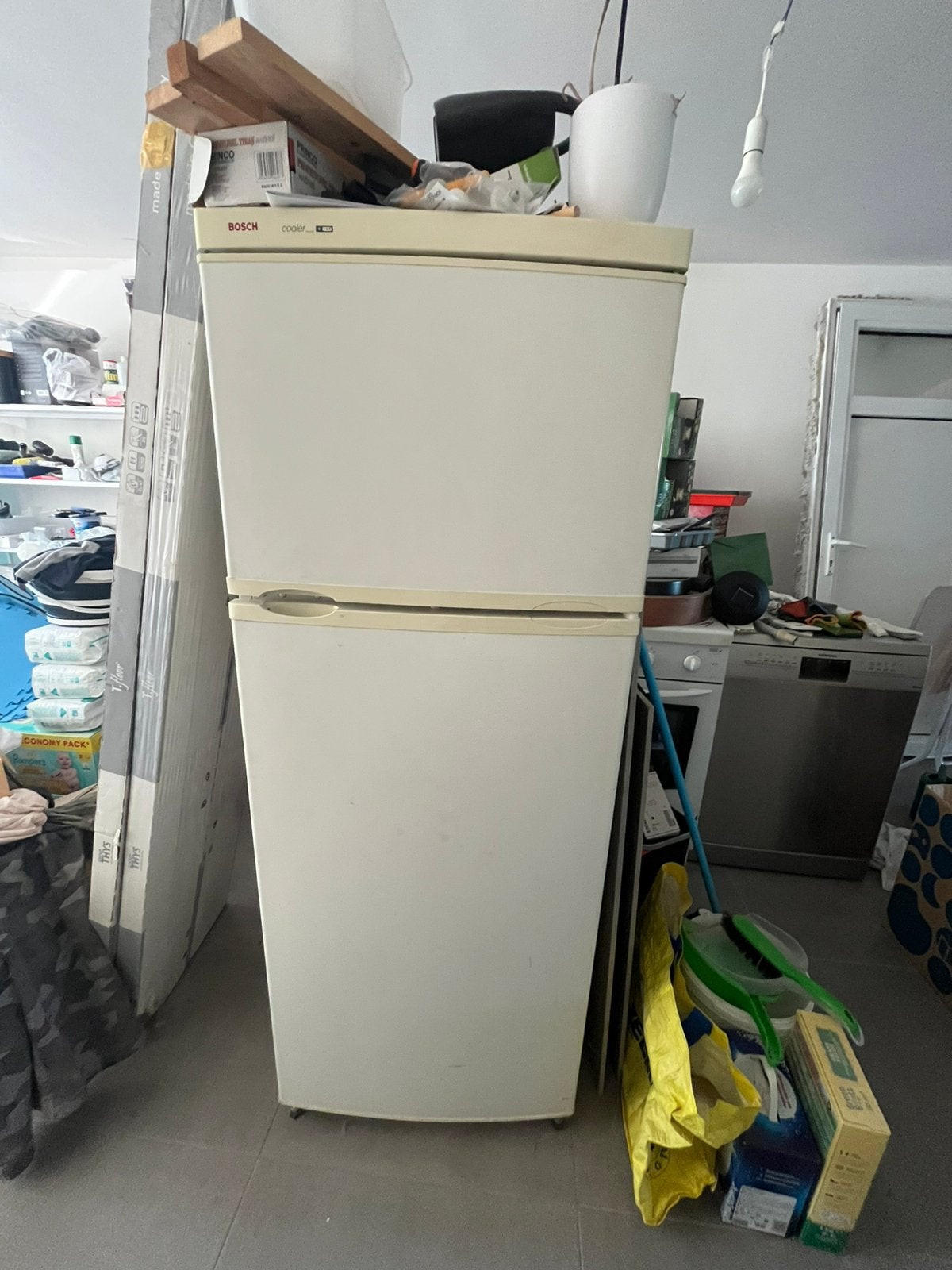 Koelkast met vriesvak bosch cooler, Elektronische apparatuur, Ophalen, Zo goed als nieuw, Met vriesvak