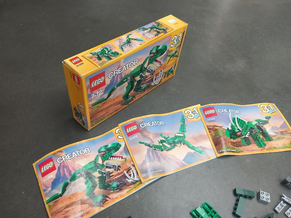 Lego Creator 3-in-1 - Machtige Dinosaurussen 31058, Compleet, Gebruikt, Lego, Ophalen of Verzenden