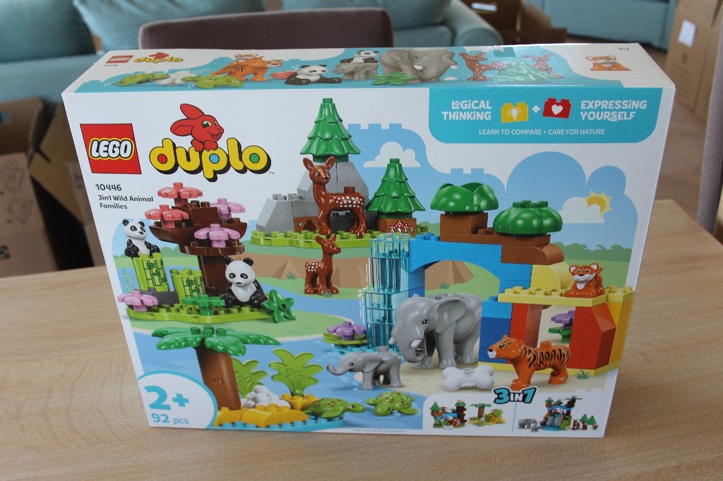 DUPLO 10446 3-in-1 families van wilde dieren, Kinderen en Baby's, Nieuw, Ophalen of Verzenden, Duplo, Complete set