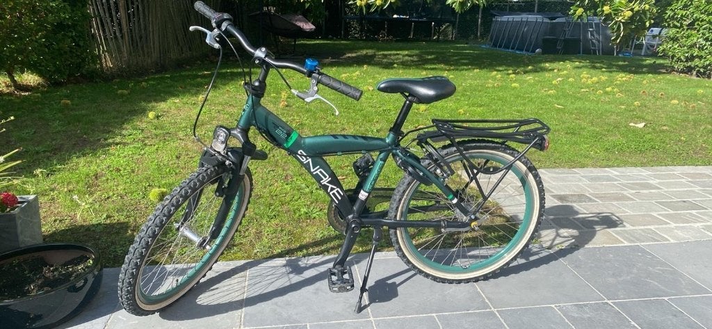 Jongensfiets 22 inch, Fietsen en Brommers, Ophalen, 22 inch, Gebruikt, Handrem