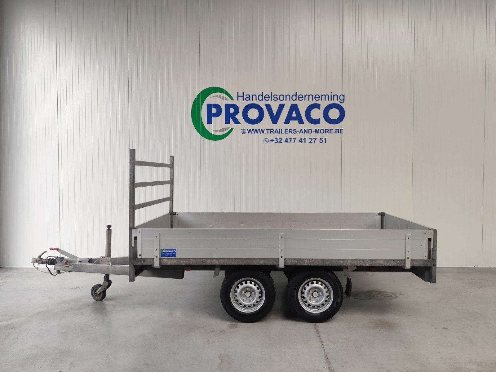 Geremde aanhangwagen MTM 2000kg • anssems • perfecte staat, Ophalen