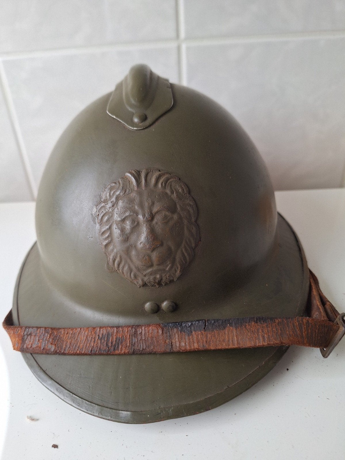 Adrianhelm A,B,l., Ophalen of Verzenden, Landmacht, Helm of Baret