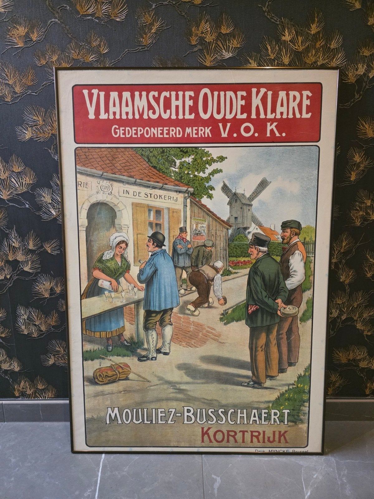 affiche ancienne en genièvre (Oude Klare flamand), Enlèvement ou Envoi