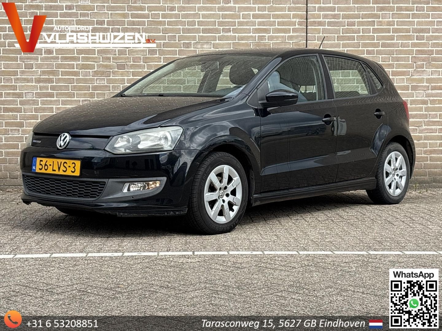 Volkswagen Polo 1.2 TDI BlueMotion Comfortline, Auto's, Zwart, Bedrijf, Stadsauto, Polo
