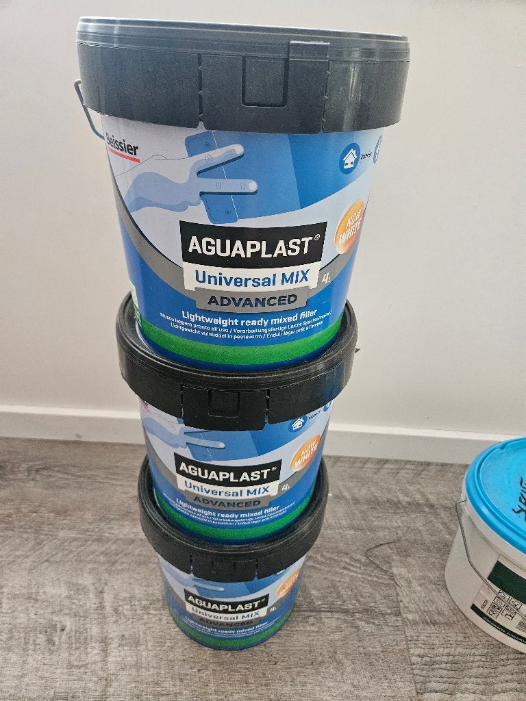 Aguaplast Universal Mix Advanced – 3  4L, Doe-het-zelf en Bouw, Verf, Beits en Lak, Wit, Ophalen of Verzenden, 10 tot 15 liter