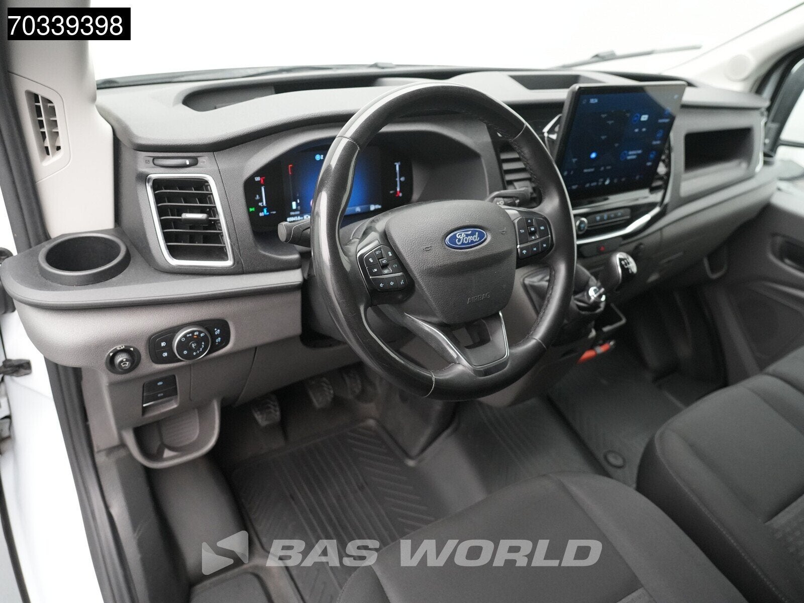 Ford Transit 130pk L4H3 Airco Navi Carplay Camera BLIS Euro6, Stof, Euro 6, 4 cilinders, Lane Keeping Assist
