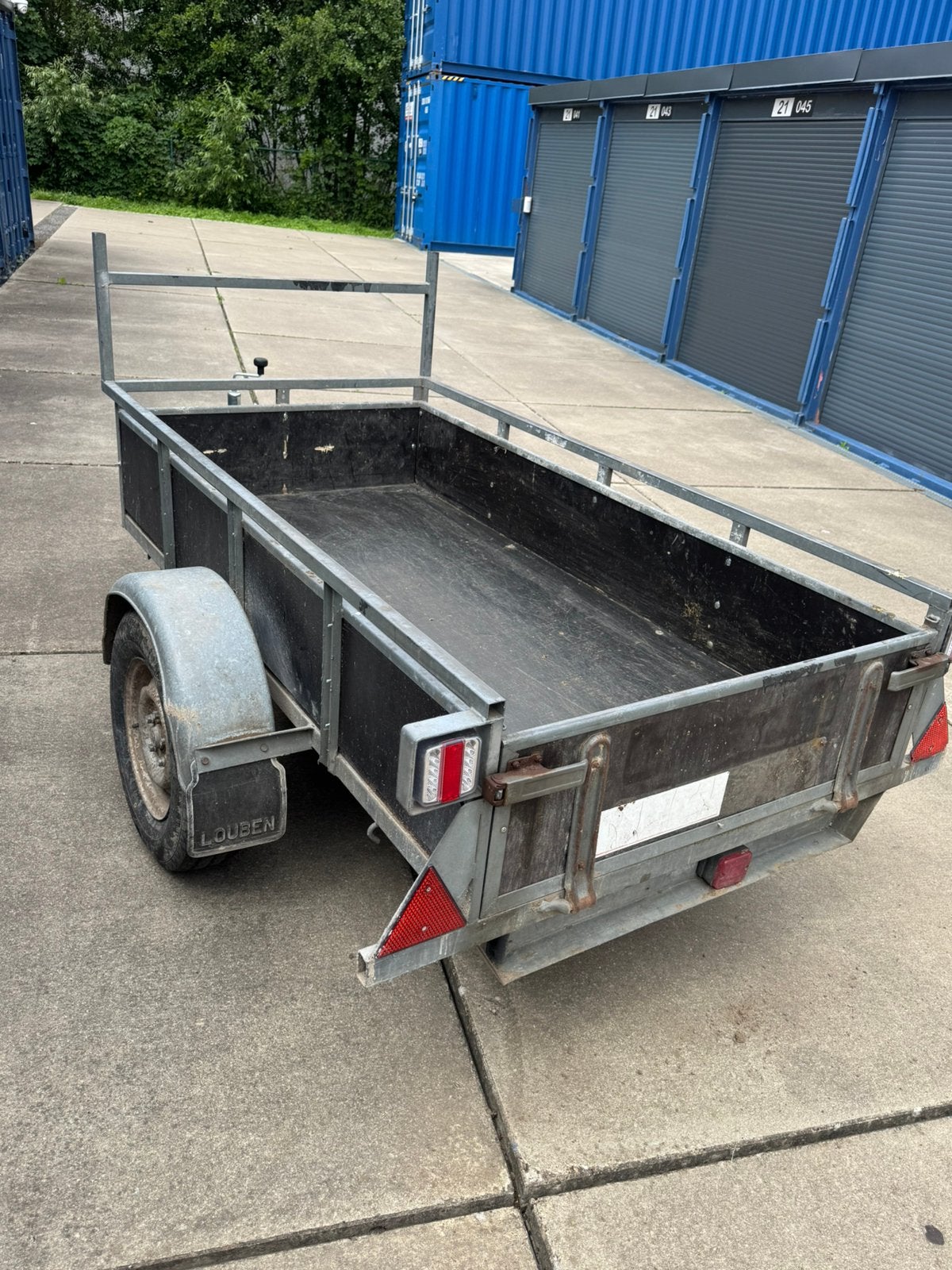 Aanhangwagen louben 750kg, Auto diversen, Aanhangers en Bagagewagens, Ophalen, Zo goed als nieuw