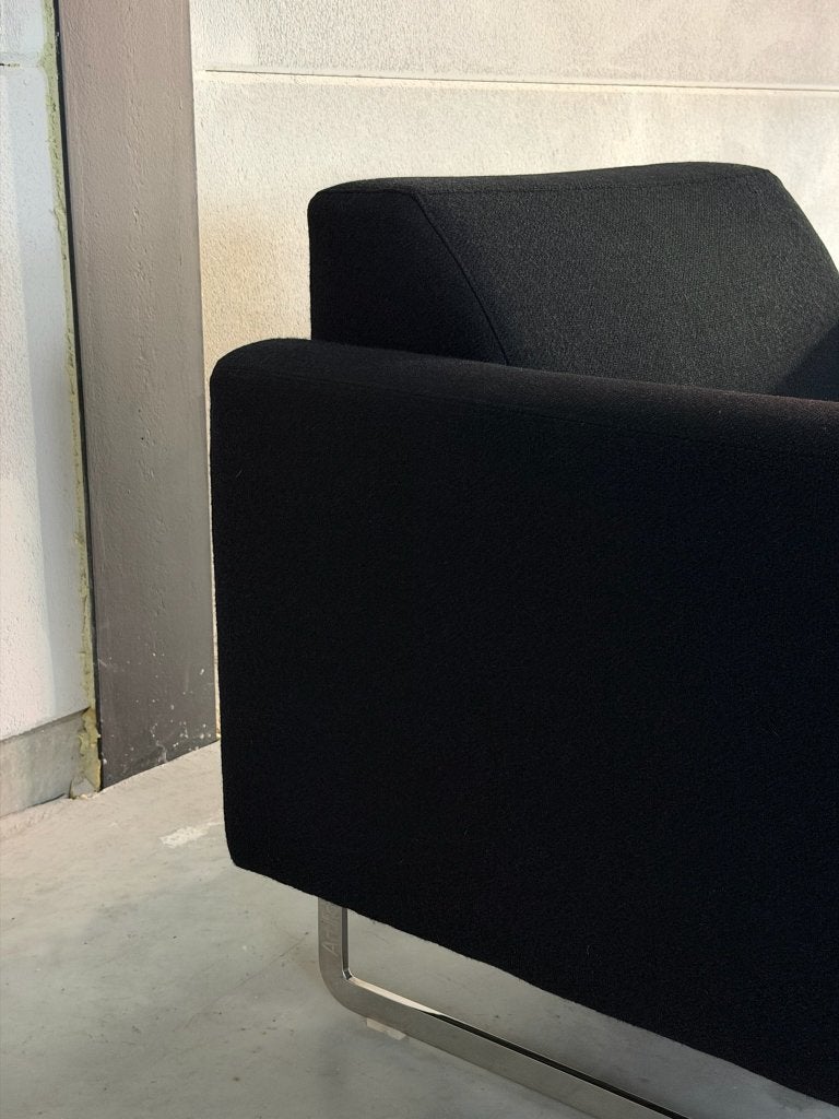 Artifort Mare fauteuil - zwart, Huis en Inrichting, Ophalen, Leolux Montis Pode Rolf Benz Minotti, Kunststof, 75 tot 100 cm