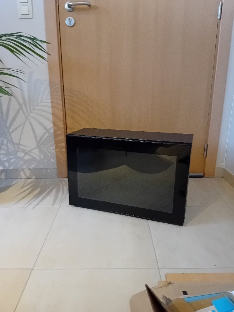 A donner - Structure BESTÅ Ikea avec porte GLASSVIK, Enlèvement, Utilisé