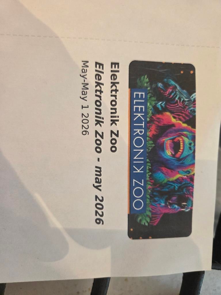 Zoo électronique de billetterie, Tickets & Billets