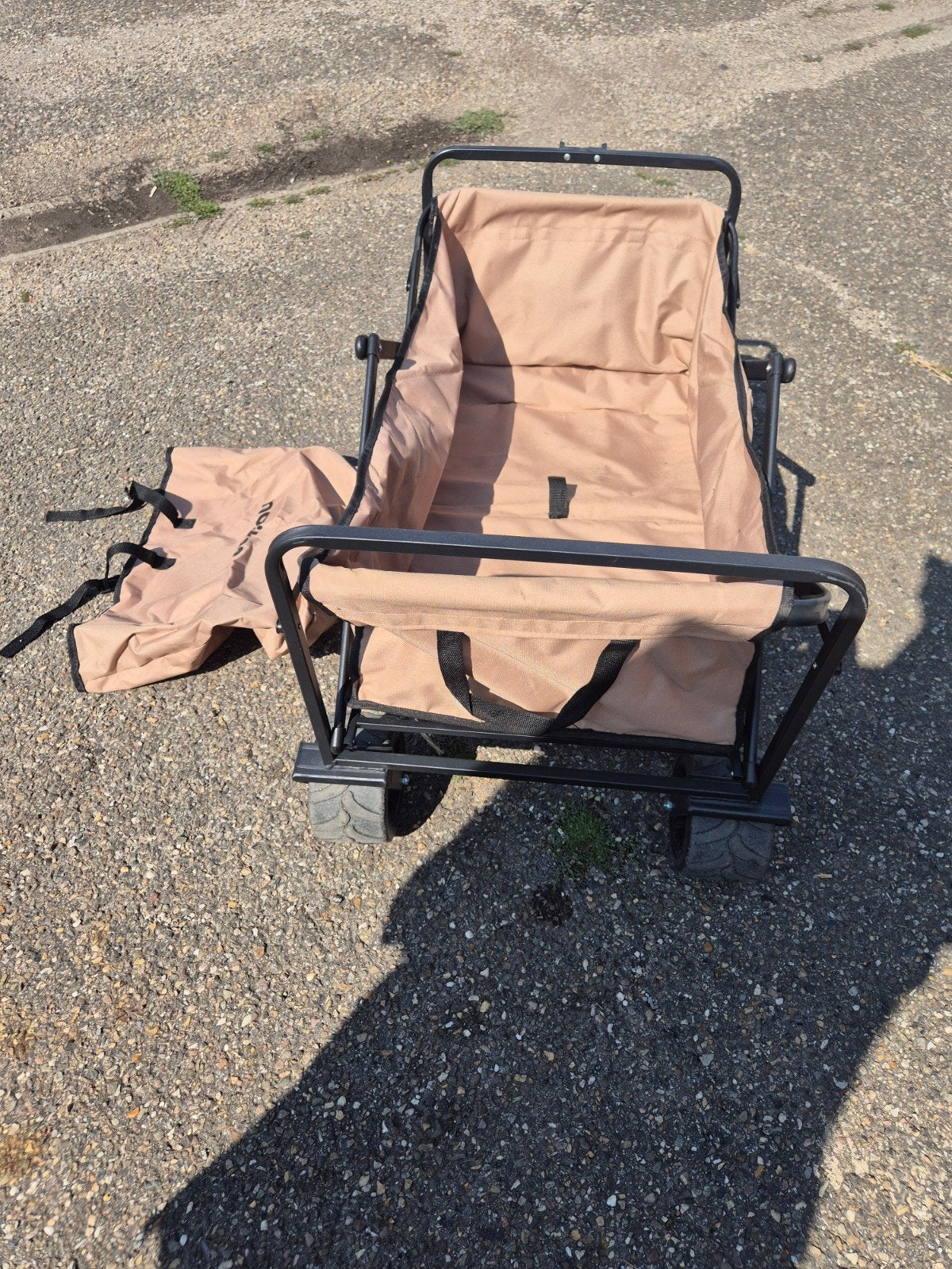 Chariot à bras pliable compact, capacité de charge de 150 kg, Enlèvement