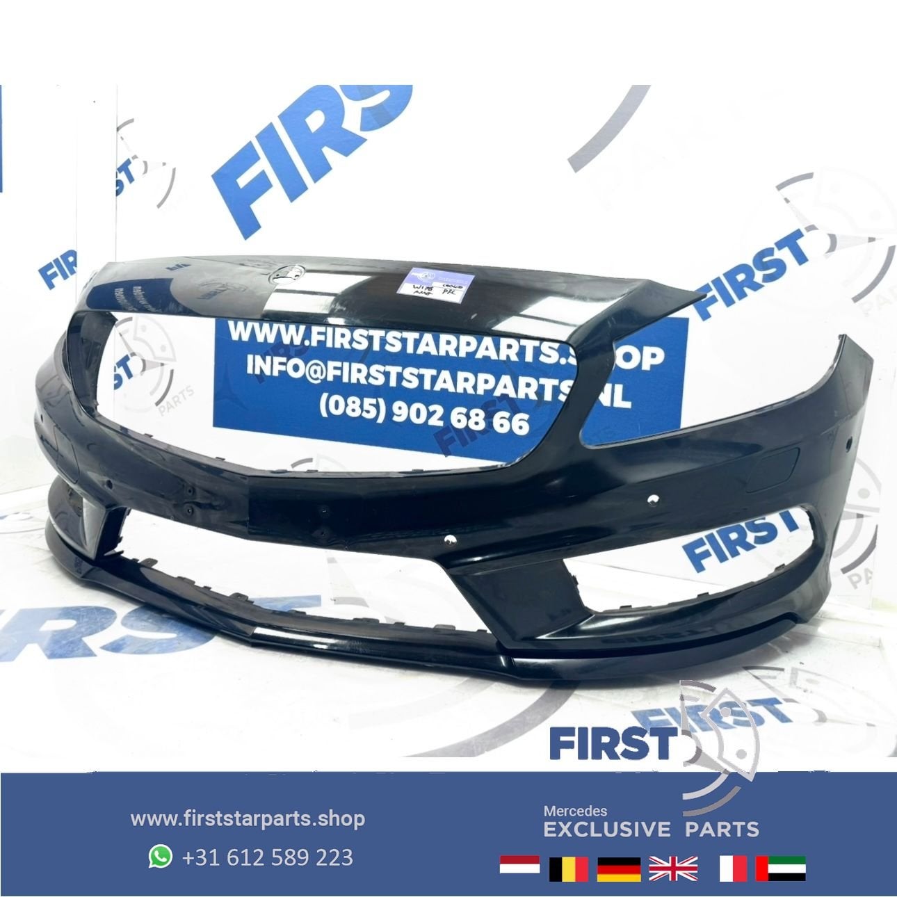 A45 BUMPER W176 AMG VOORBUMPER ZWART WIT GRIJS BLAUW ORIGINE, Autos : Pièces & Accessoires, Carrosserie & Tôlerie, Utilisé, -