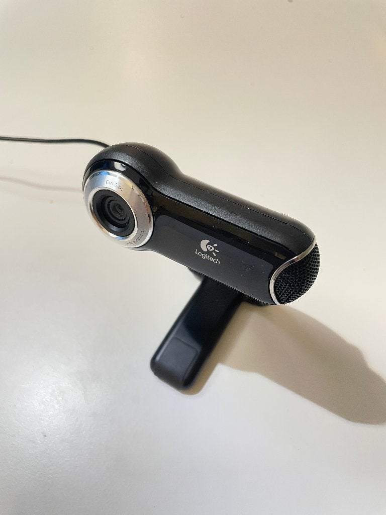Logitech Webcam Pro 9000 – Carl Zeiss – autofocus – USB, Gebruikt, Logitech, Ophalen of Verzenden, Windows