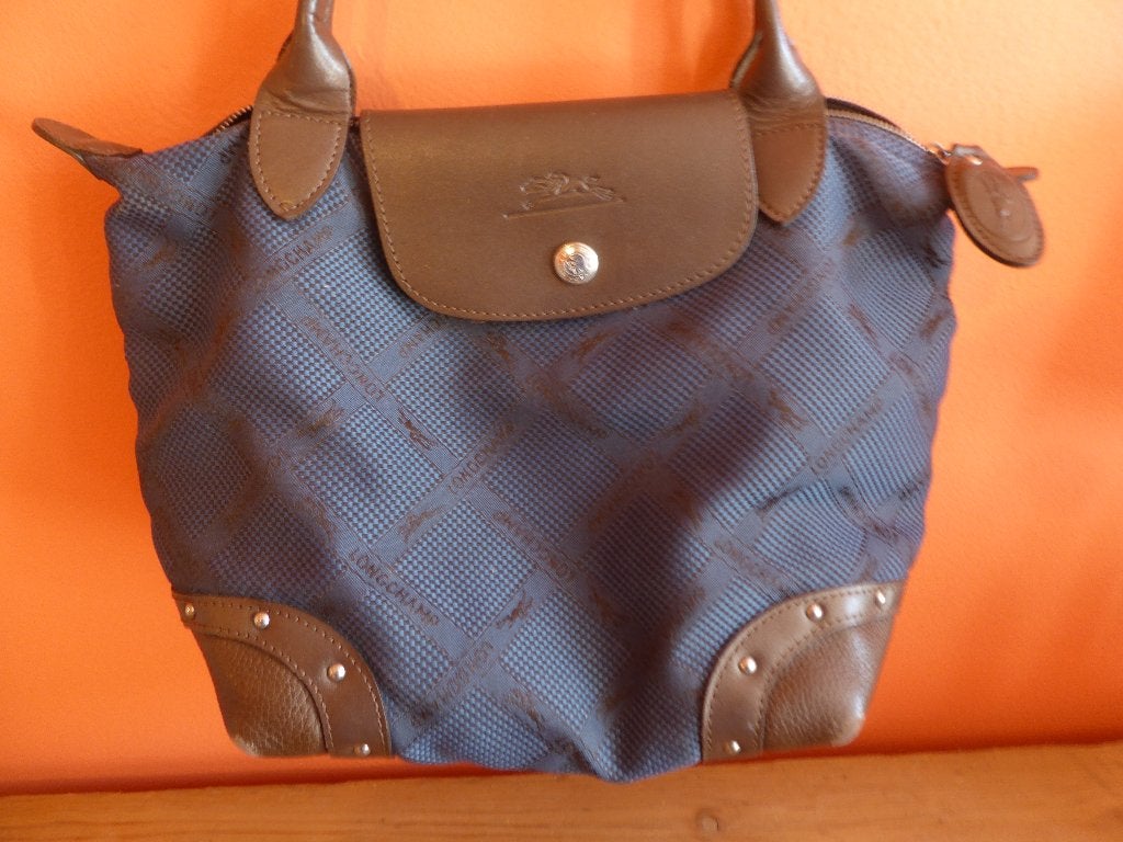 sac à main Longchamp, Enlèvement, Comme neuf, Bleu, Sac à main