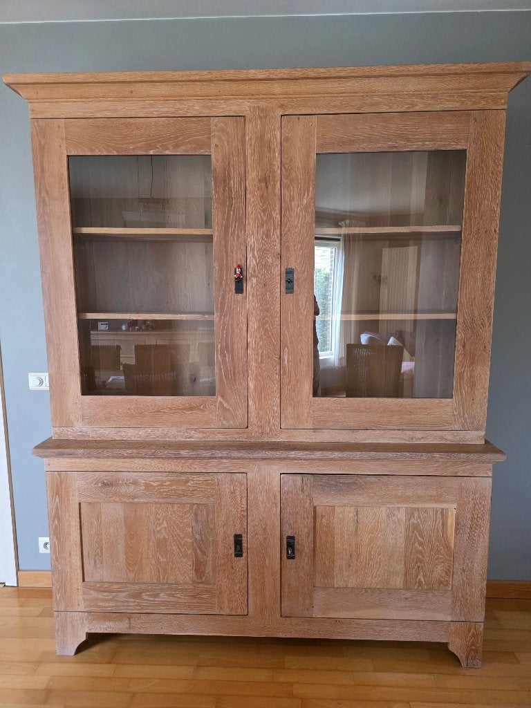 Dressoir kast, Huis en Inrichting, Kasten | Dressoirs, Ophalen, Gebruikt, 150 tot 200 cm, Afrikaans zwaar hout