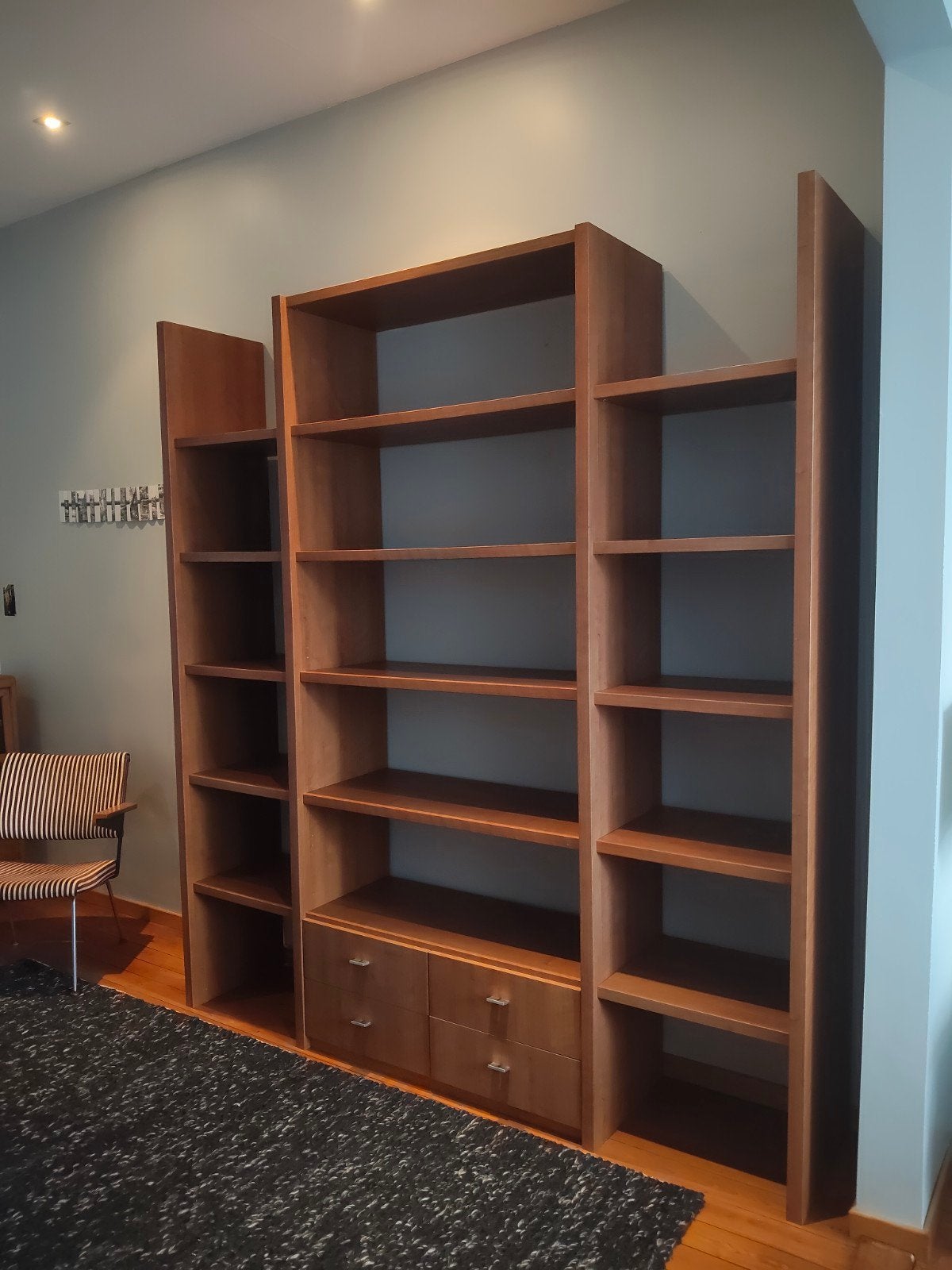 Modulaire houten wandkast, 25 à 50 cm, 200 cm ou plus, Cerisier, Enlèvement