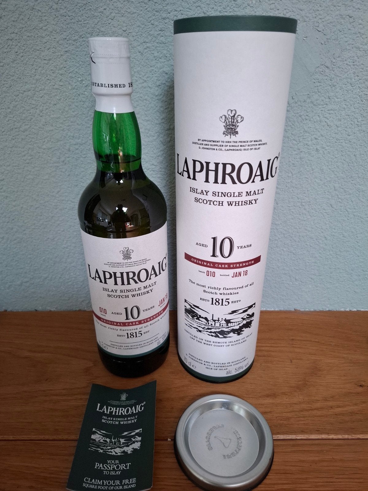 Laphroaig batch 010, Verzamelen, Ophalen