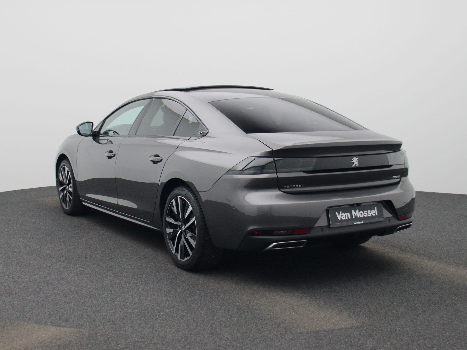 Peugeot 508 1.5 BlueHDi 130 S&S EAT8 GT, Auto's, Peugeot, Stof, 4 cilinders, 131 pk, Zilver of Grijs