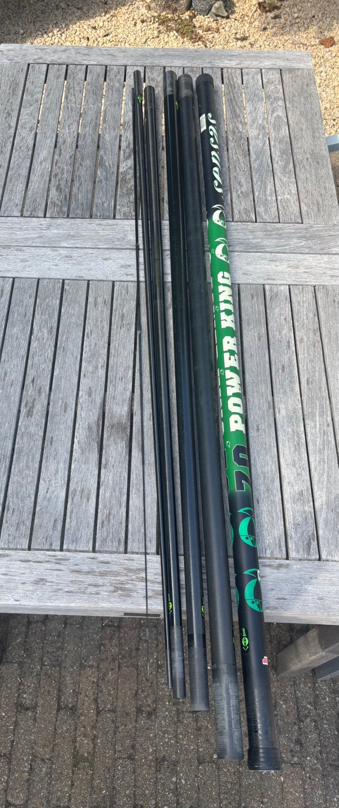 Sensas Power King 8m, Ophalen, Gebruikt