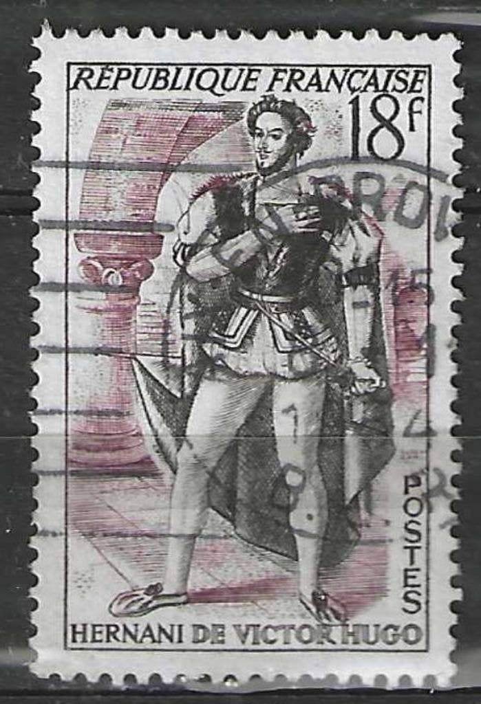 Frankrijk 1953 - Yvert 944 - Theater - Hermani  (ST), Verzenden, Gestempeld