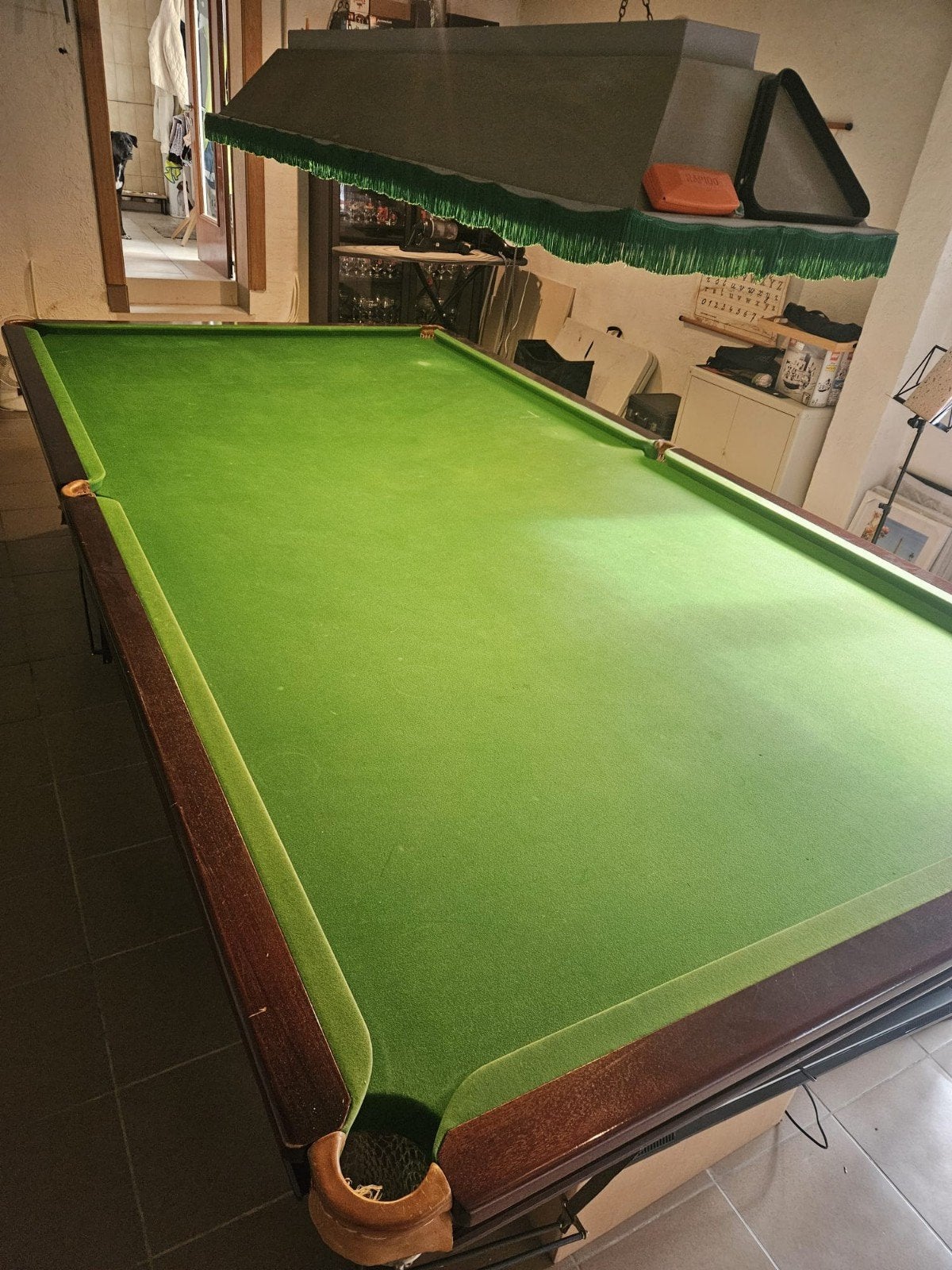 Snookertafel met toebehoren. 12ft., Enlèvement, Utilisé, Table de snooker