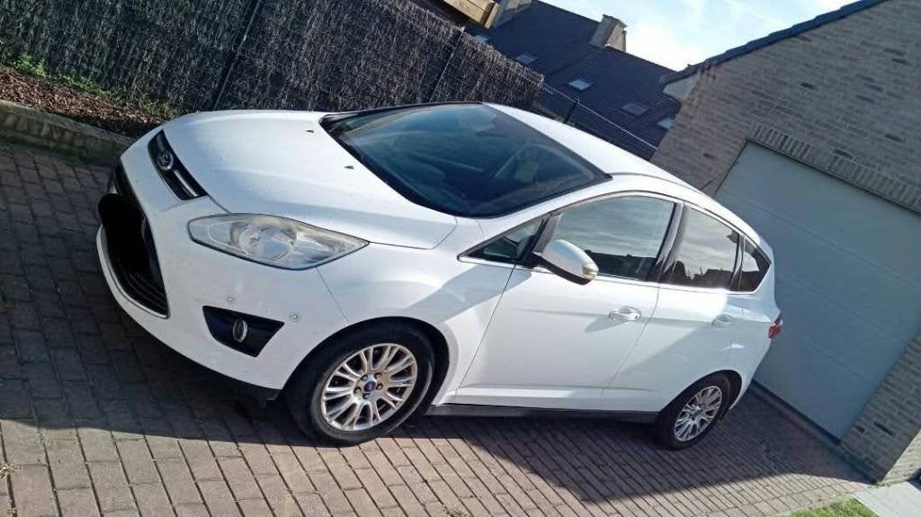 Ford C-max Titanium, Auto's, Voorwielaandrijving, Euro 5, Stof, Wit