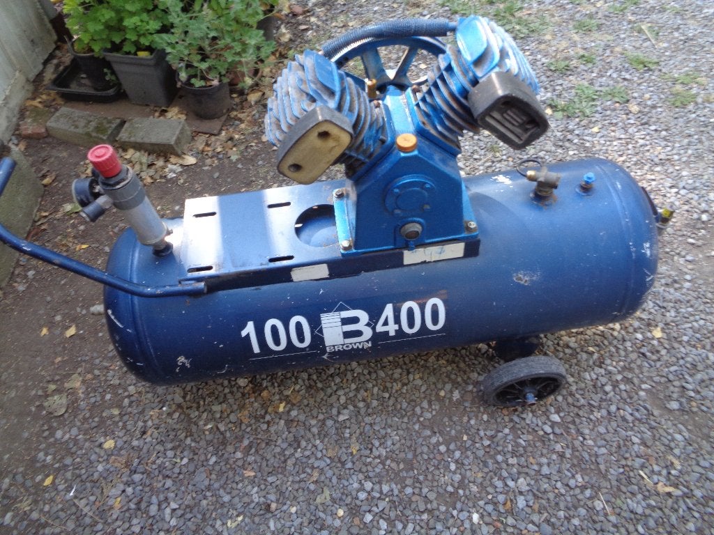 compreseur brown, Doe-het-zelf en Bouw, Compressors, Ophalen, Gebruikt
