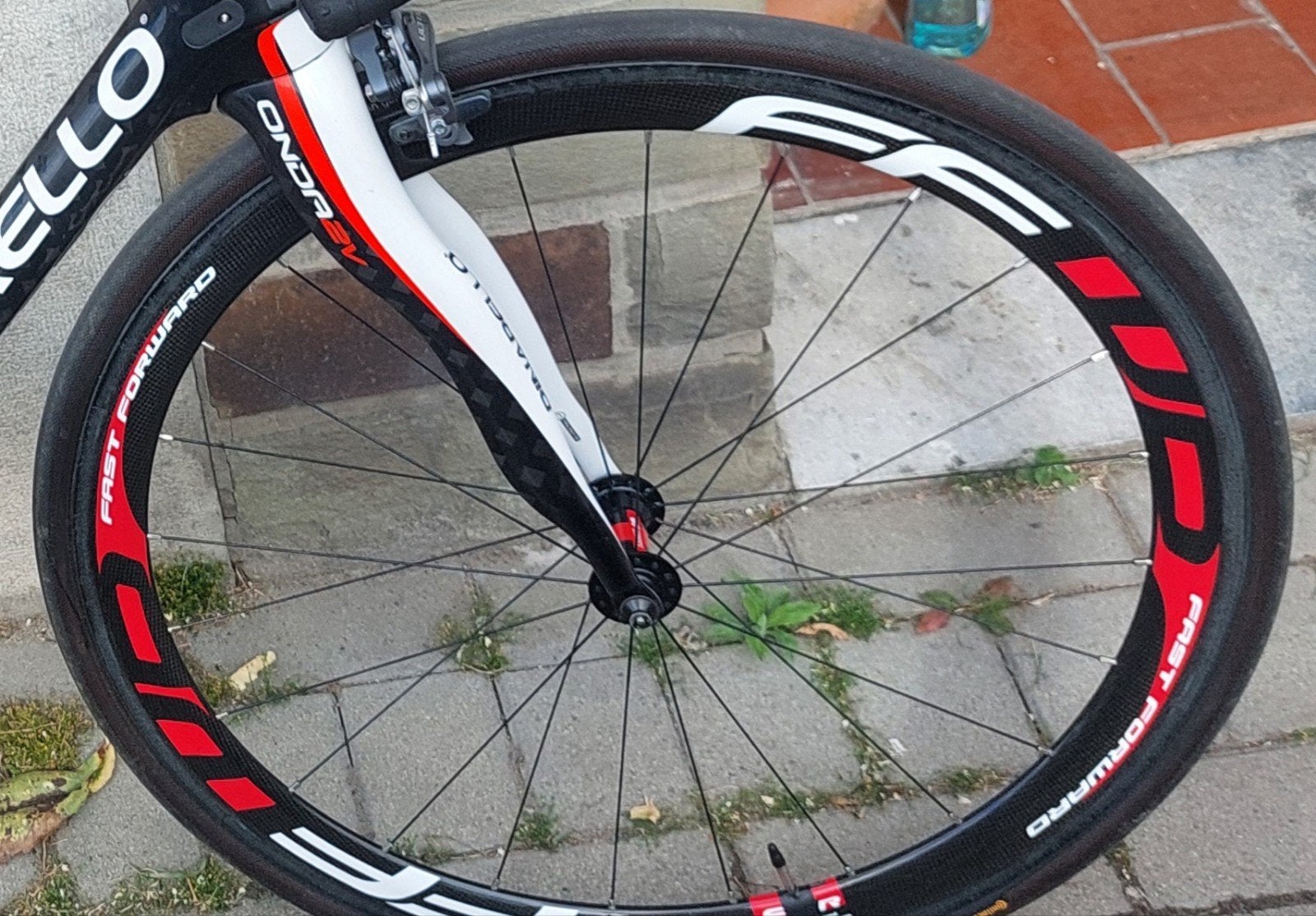 roues carbone ffwd à boyau, Vélos & Vélomoteurs, Enlèvement, Carbone
