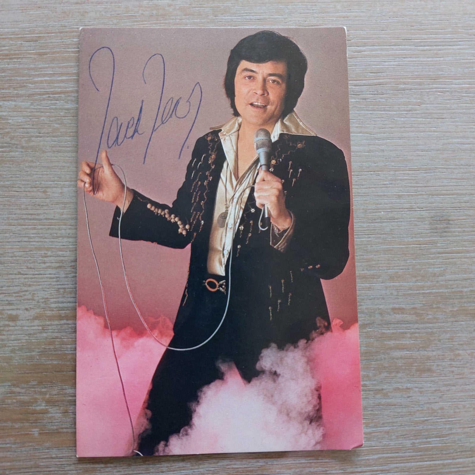 fotokaart zanger Jack Jersey, Ophalen of Verzenden