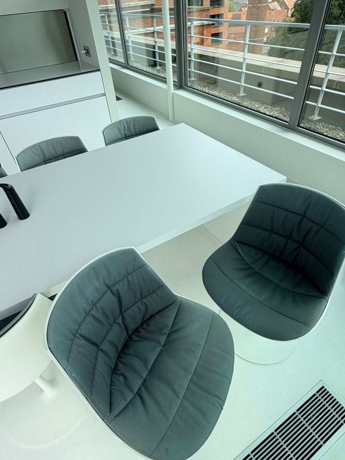 Lot 8 chaises design Flow MDF Italia – pivotantes – bon état, Ophalen, Gebruikt, Overige kleuren, Design