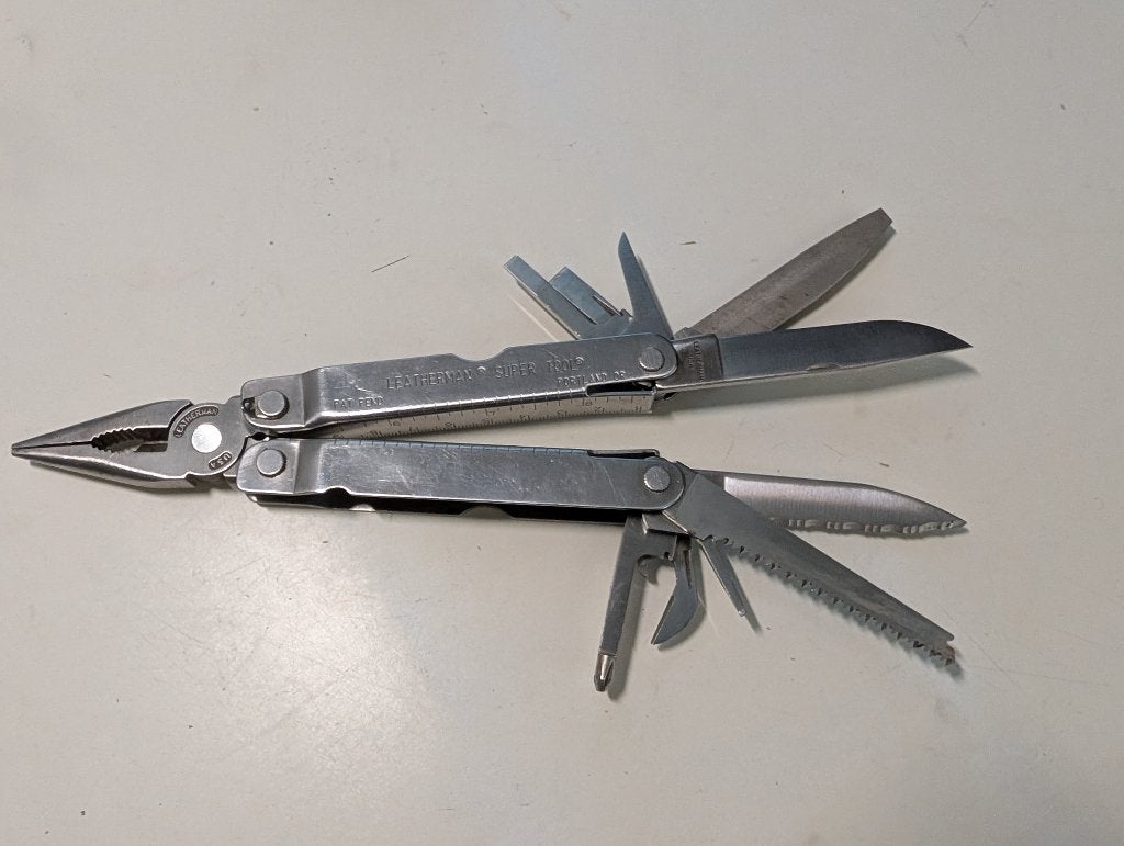 Leatherman super tool pat pend multitool, Ophalen of Verzenden, Zo goed als nieuw