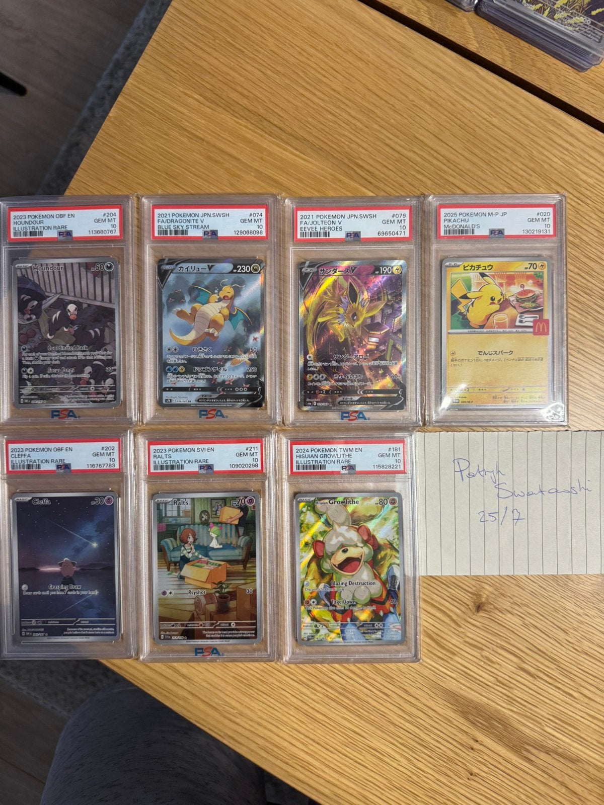 POKEMON / PSA SLABS - zie omschrijving, Hobby en Vrije tijd, Verzamelkaartspellen | Pokémon, Ophalen of Verzenden